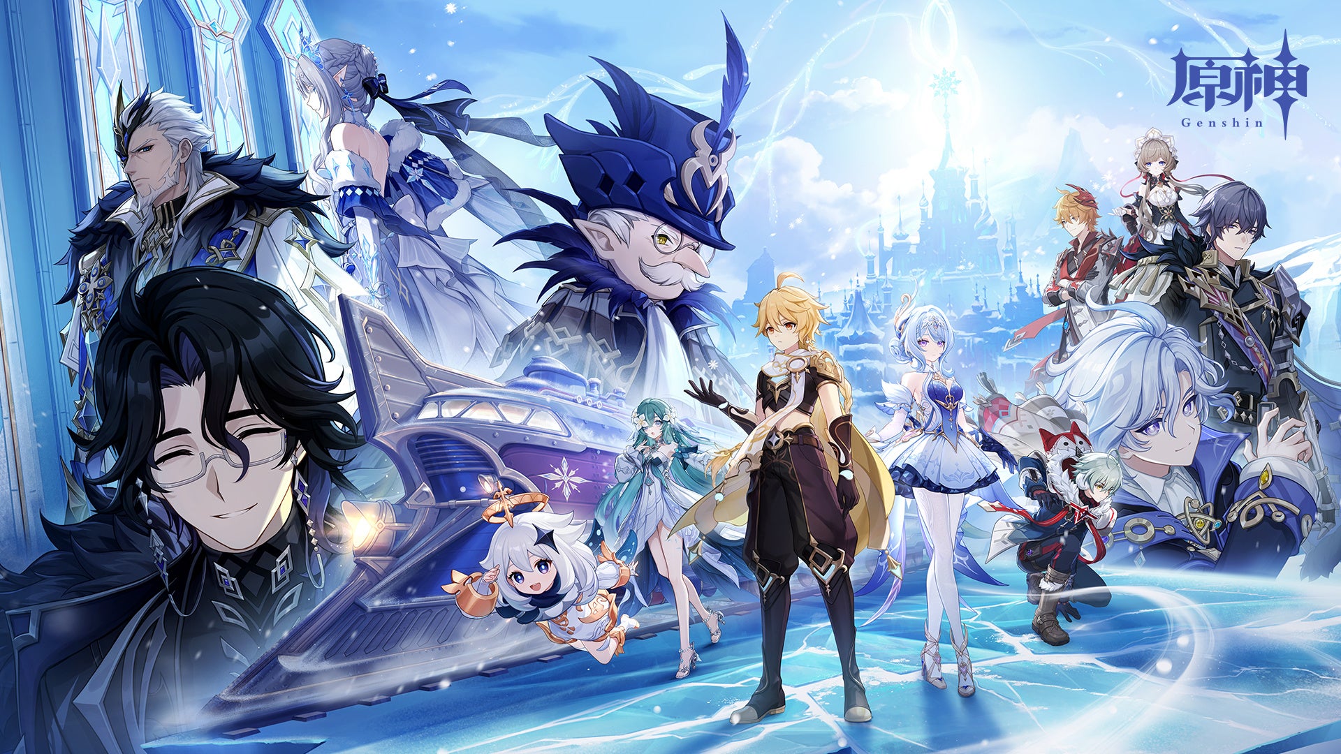 原神Ver.7.0とスネージナヤを紹介する公式ビジュアル