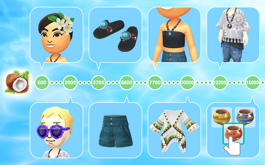イベントポイントでMiiコスチュームなどを入手できるPikmin Bloomの公式イベント画像