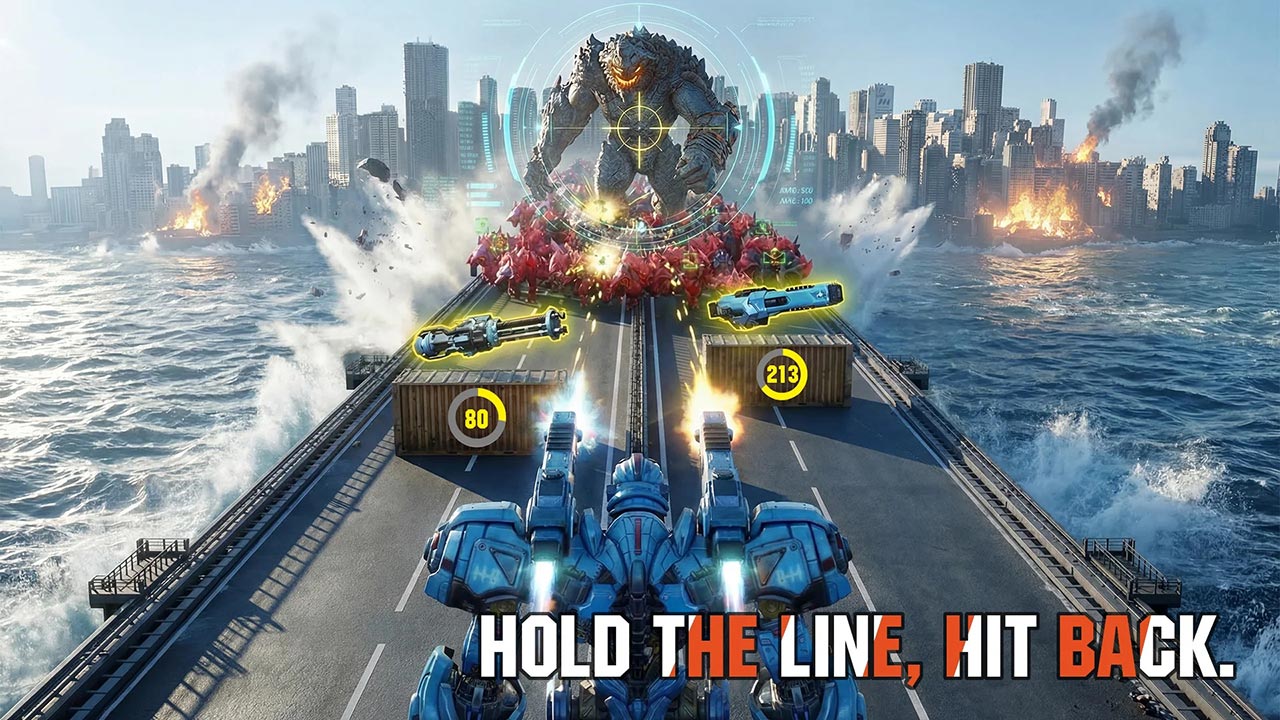 終末のタイタン：ラストラッシュの前線攻略を紹介する公式ゲームプレイ画像